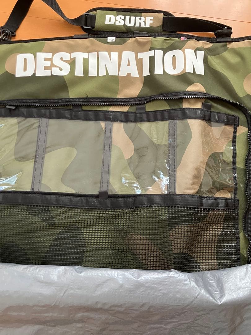 サーフボード用 ハードケース 6'4 DESTINATION 迷彩