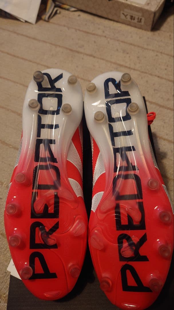 adidas Predator ELITE AG(人工芝) 24.5cm レッド