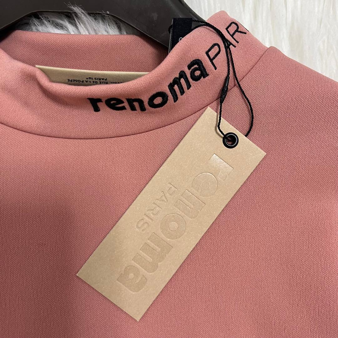 新品 renoma PARIS GOLF レノマ ゴルフ ロンT モックネック