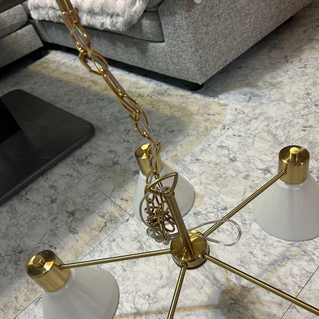 【極美品】IKEA Flugbo 照明 フルーグボー シーリングライト