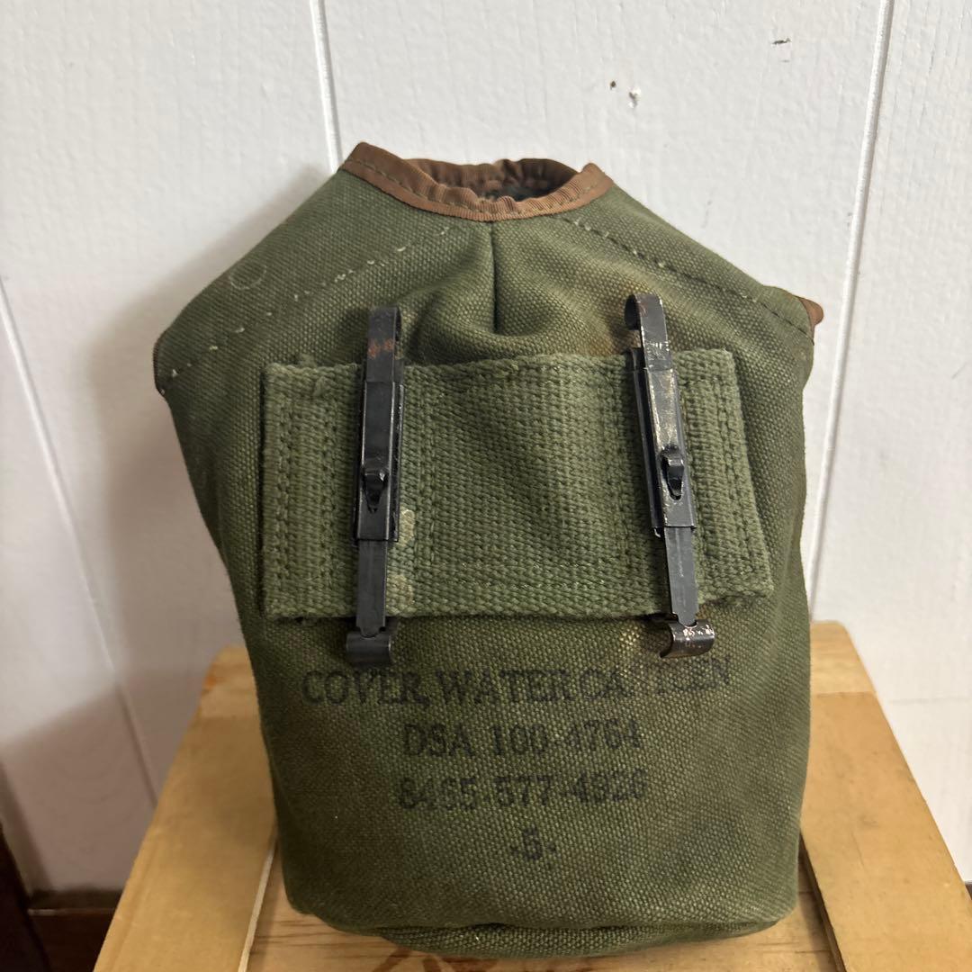 美品　米軍　実物　M1956 コットン　キャンティーンカバー