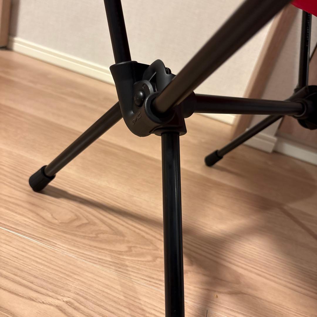 Helinoxヘリノックス　チェアワン　赤　折りたたみイス