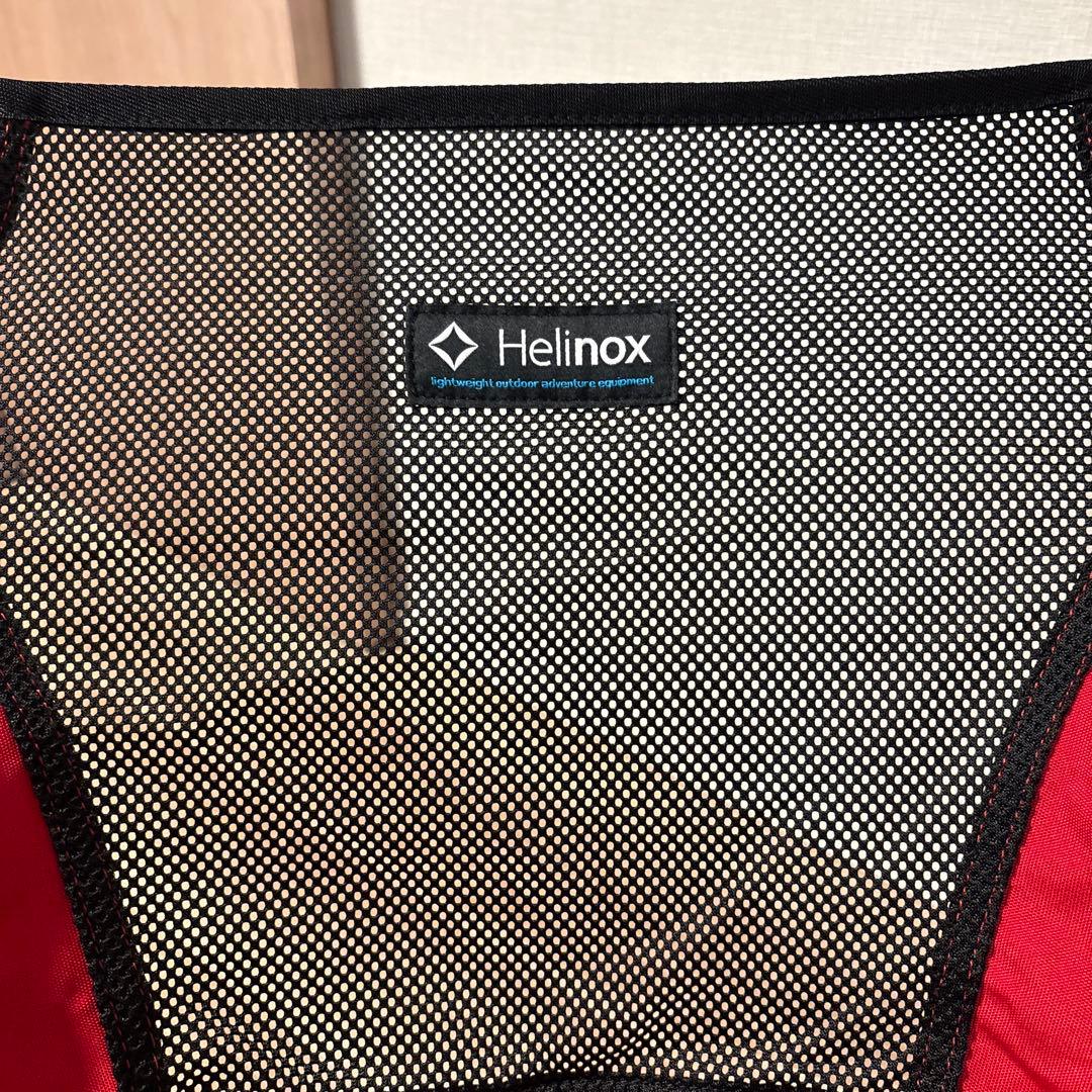 Helinoxヘリノックス　チェアワン　赤　折りたたみイス