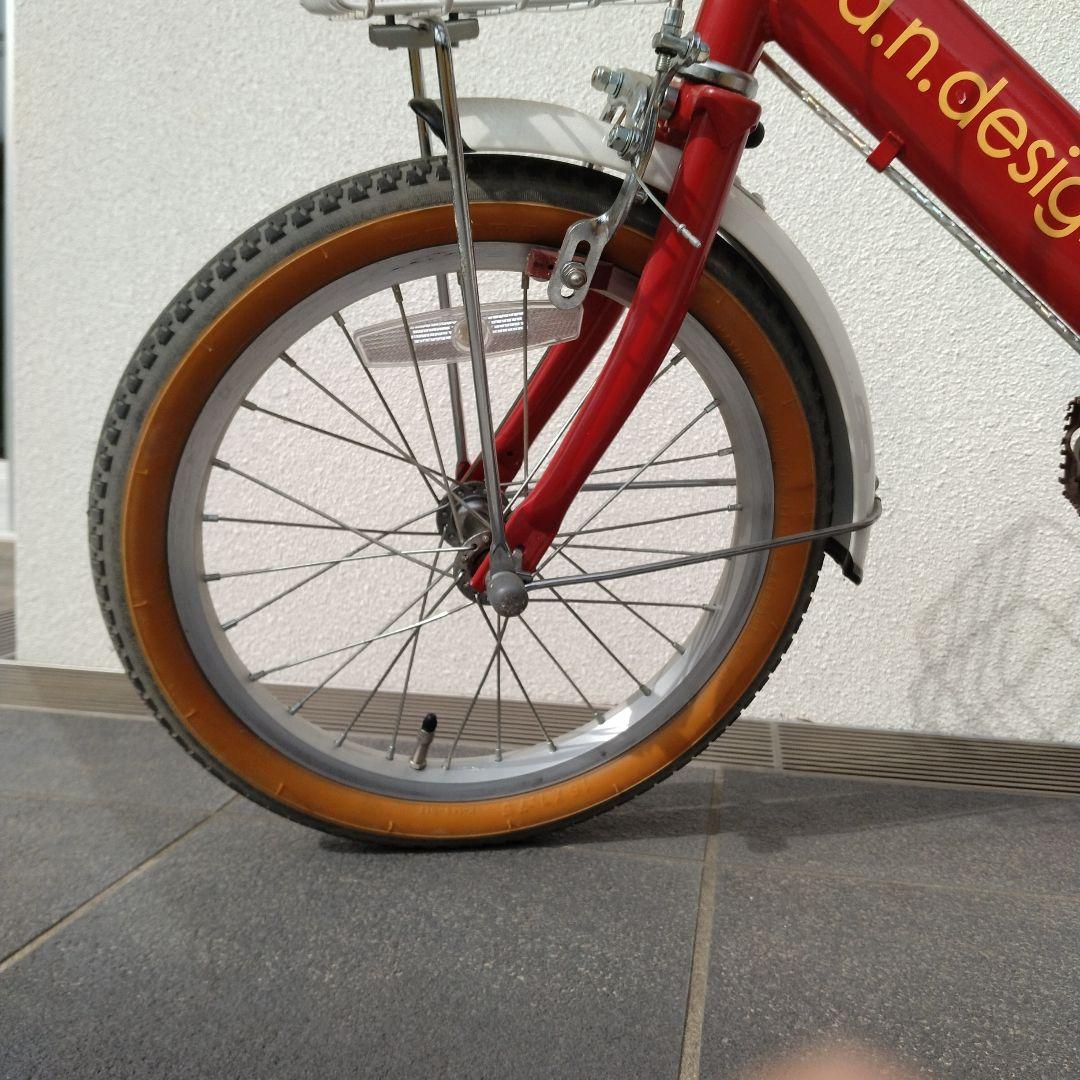 自転車 16 インチ 赤 a.n.design works