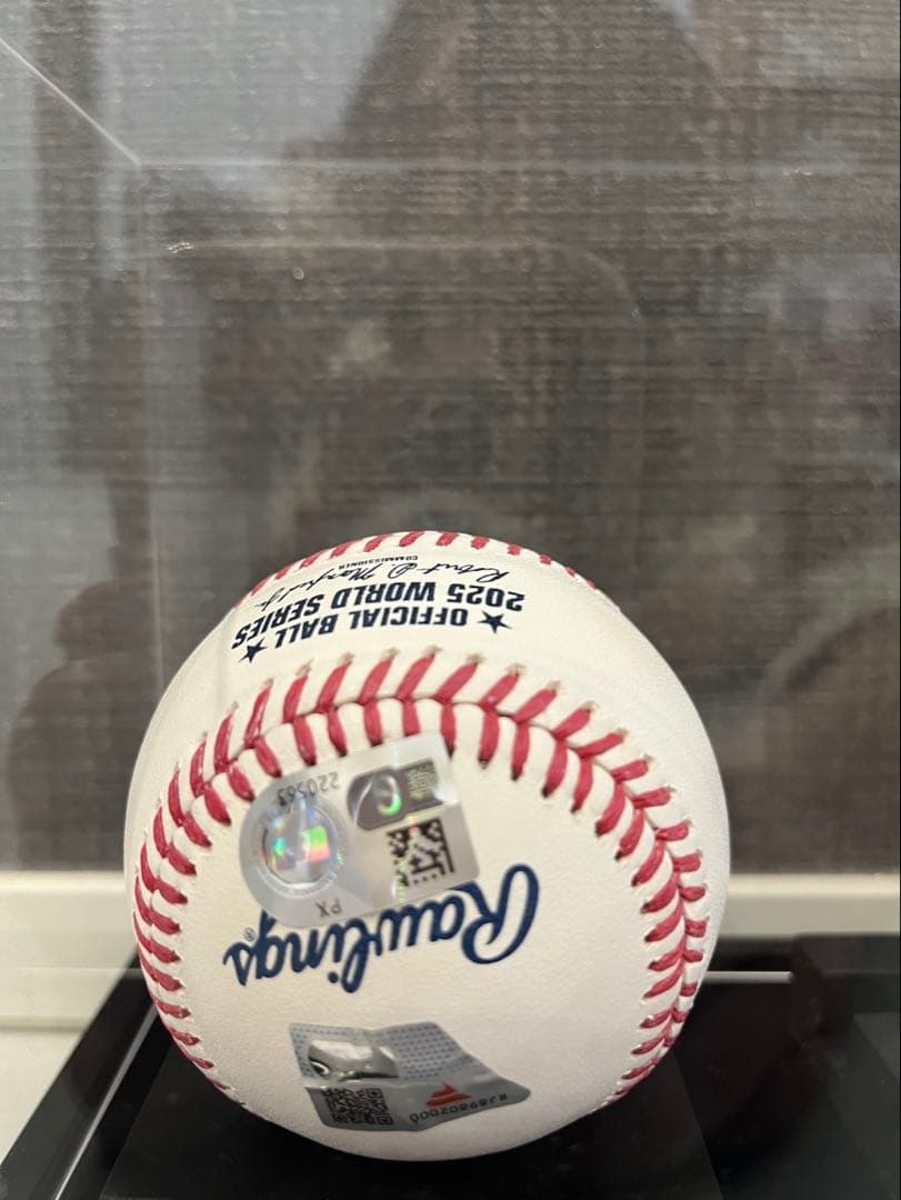 【新品】佐々木朗希 直筆サインボール MLB公式 2025WorldSeries
