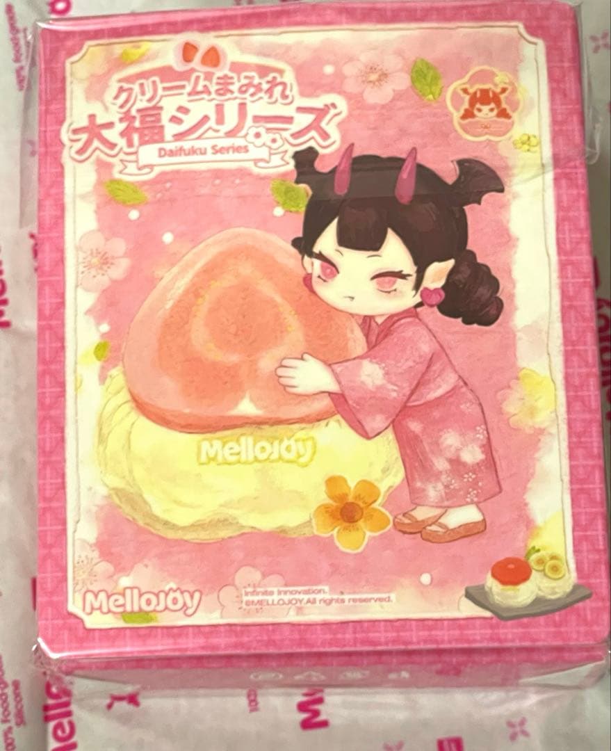 MelloJoy スクイーズ　 クリームまみれ大福　「ブルーベリー」