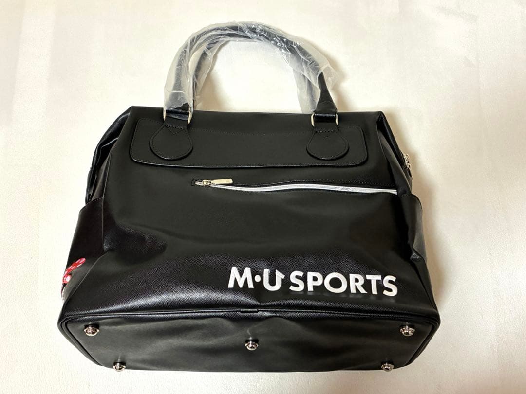 【新品未使用】MU SPORTS　ボストンバック　ゴルフ　刺繡ロゴ　大容量