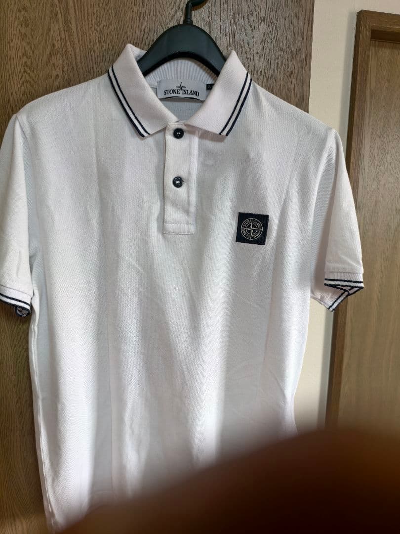 STONE  ホワイトポロシャツ SIZE S