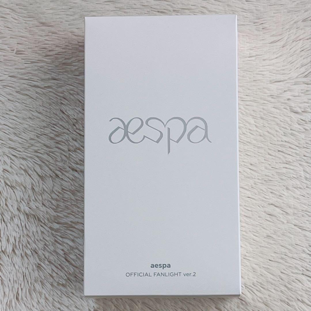 ペンライト ver.2 aespa トレカ4枚付き　公式　新品未開封