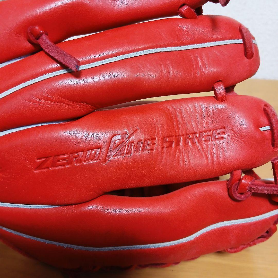 ZETT 　ゼット 　少年軟式グローブ 　レッド　右投げ