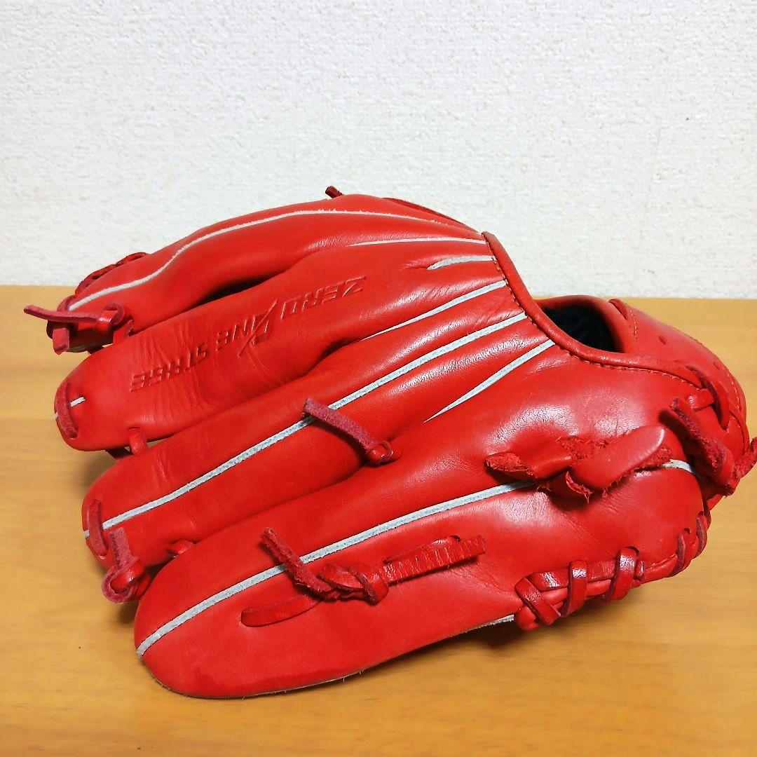 ZETT 　ゼット 　少年軟式グローブ 　レッド　右投げ