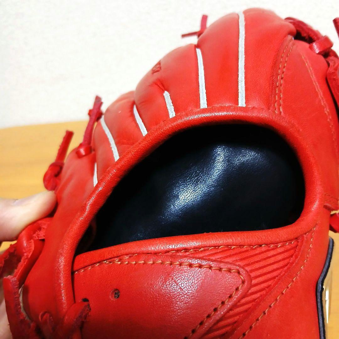 ZETT 　ゼット 　少年軟式グローブ 　レッド　右投げ