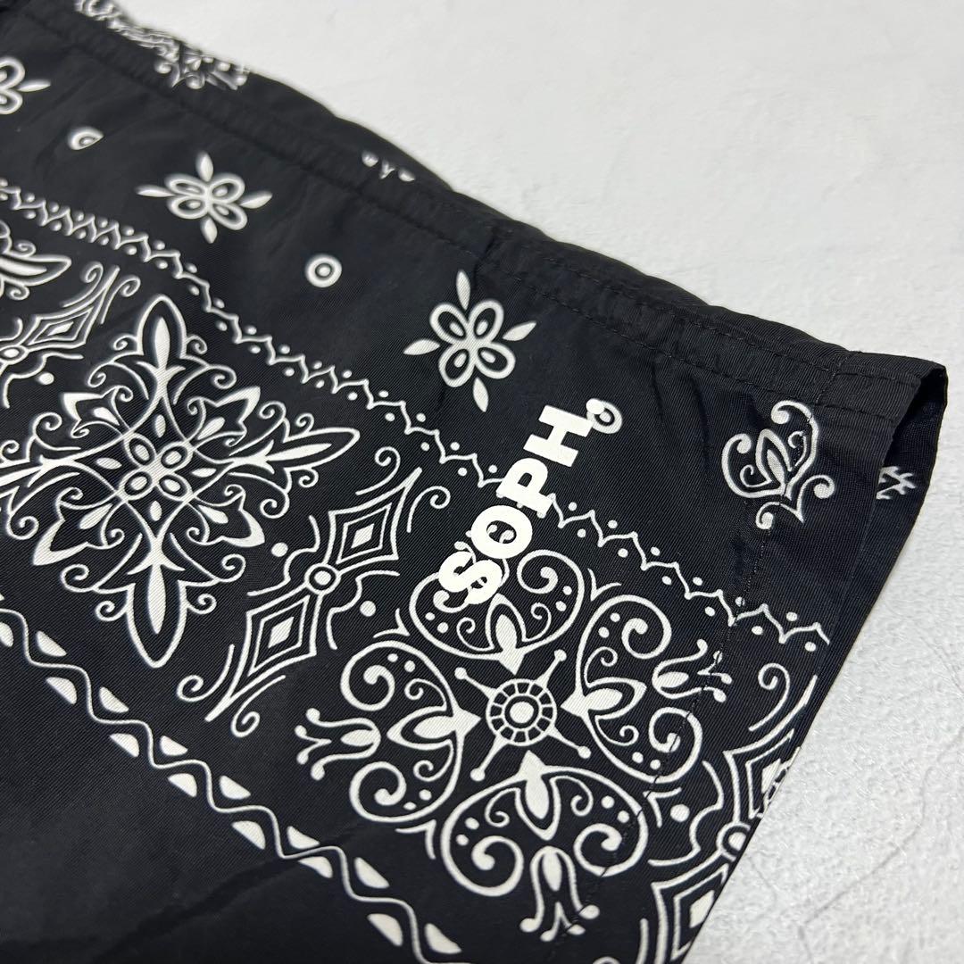 希少美品 F.C.R.B. SHORTS S ブラック バンダナショーツ