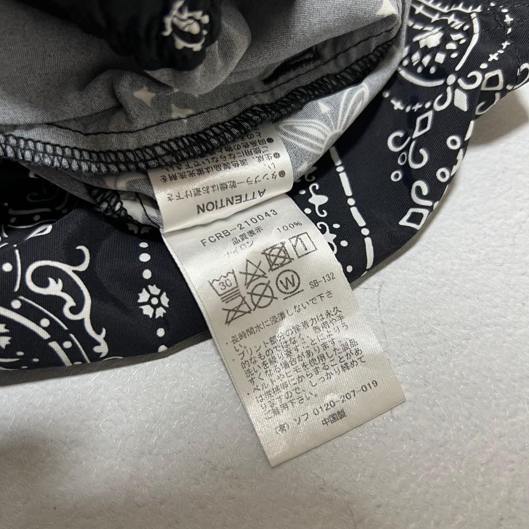 希少美品 F.C.R.B. SHORTS S ブラック バンダナショーツ