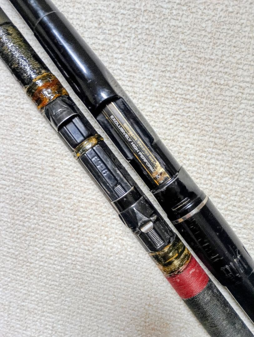 ダイワパワーメッシュ波濤3号6.3m&がまかつがま磯2号5.6mまとめて2本