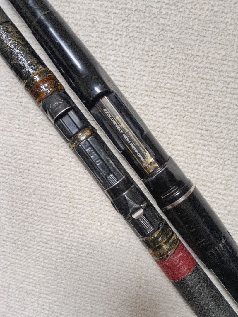 ダイワパワーメッシュ波濤3号6.3m&がまかつがま磯2号5.6mまとめて2本
