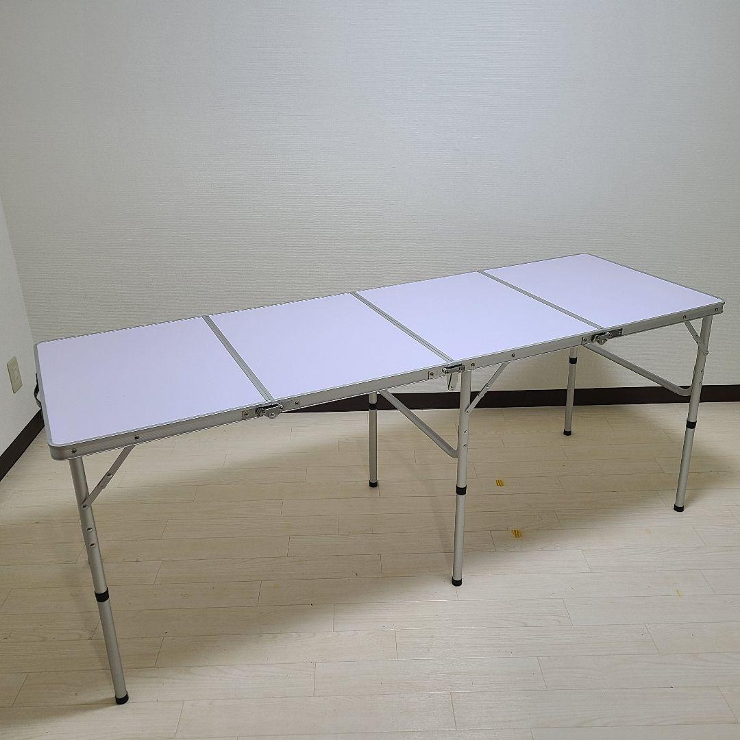 折りたたみロングテーブル 2台セット180×60cm キャンプ アウトドア