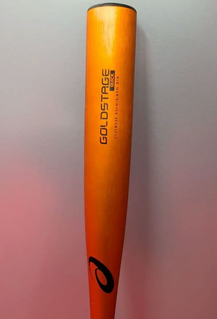 新基準 アシックス 硬式バット ゴールドステージ QUICK 83cm 美品