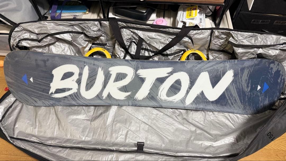 Burton スノーボード バインディング 靴付き