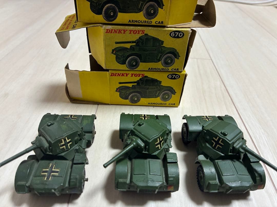 Dinky Toys 670 アーマードカー 3台セット