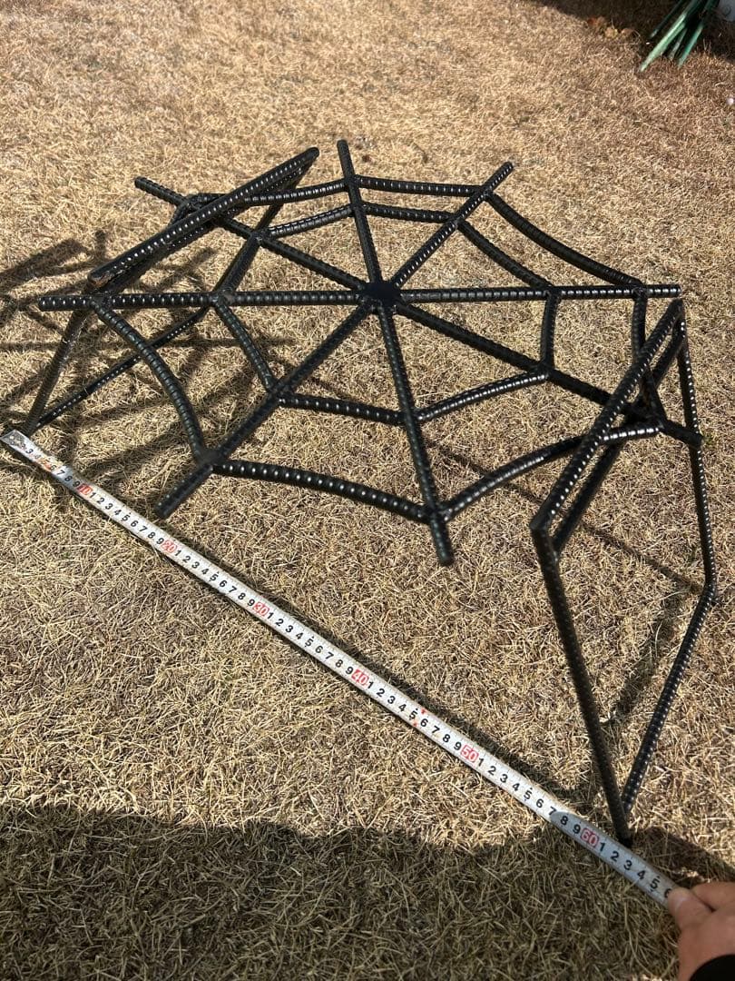 焚火ロストル　スパイダーロストル　アイアン　キャンプ　BBQ