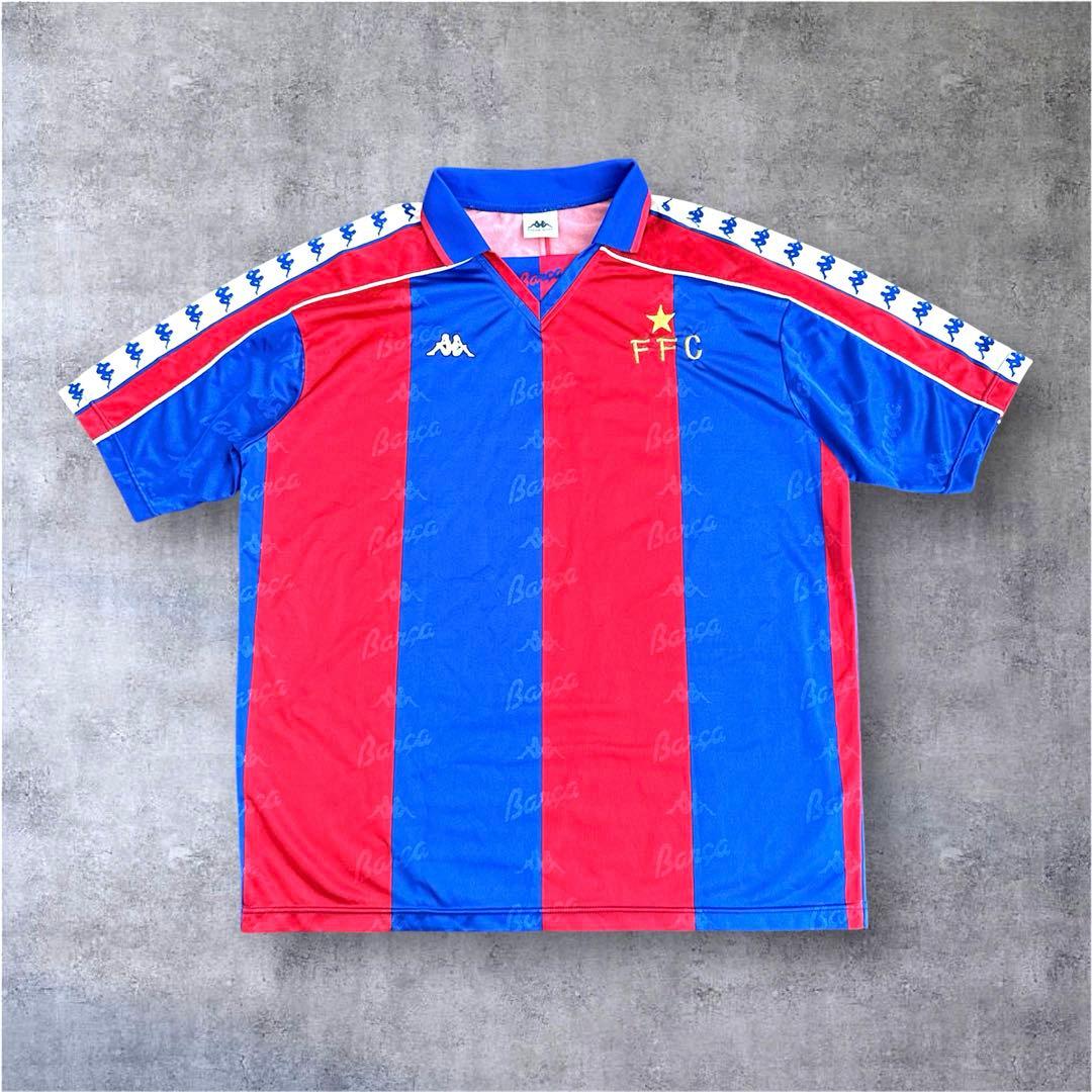 希少 国産品 Kappa 92-95 FCバルセロナ ユニフォーム 19 古着