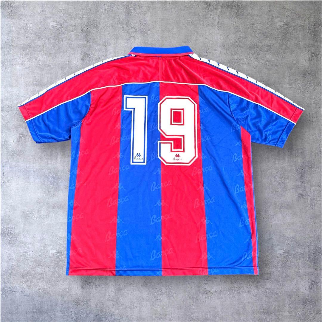 希少 国産品 Kappa 92-95 FCバルセロナ ユニフォーム 19 古着