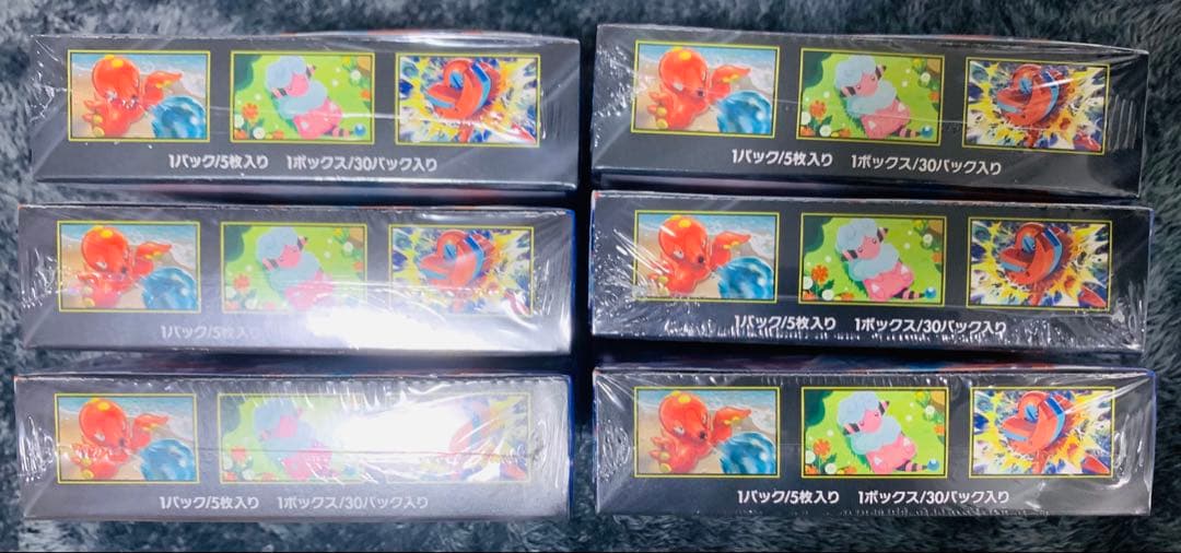 ポケモンニンジャスピナー 新品未開封 6boxシュリンク付