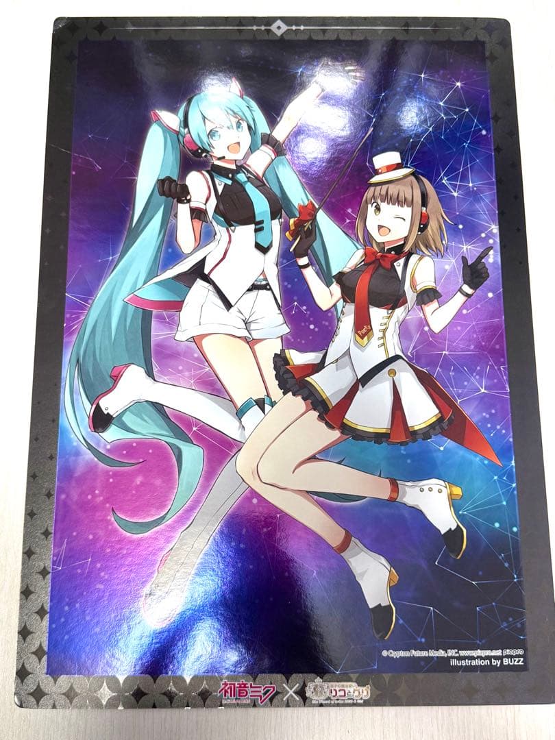 初音ミク 双子の魔法使いリコとグリ ビジュアライズボード（A3) 先着1000名