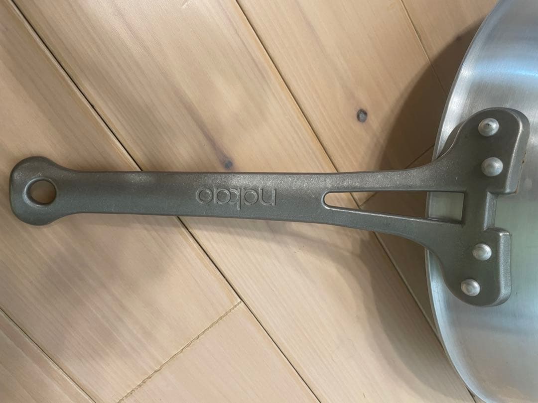 中尾アルミ スノーホワイト ガス専用 深型フライパン