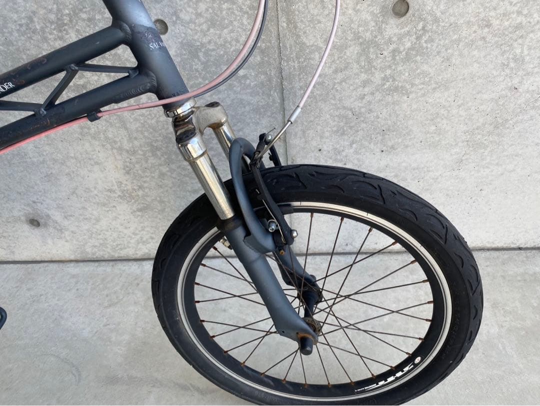 サカモトテクノ　サラマンダーBMX アルミフレーム　サス付き