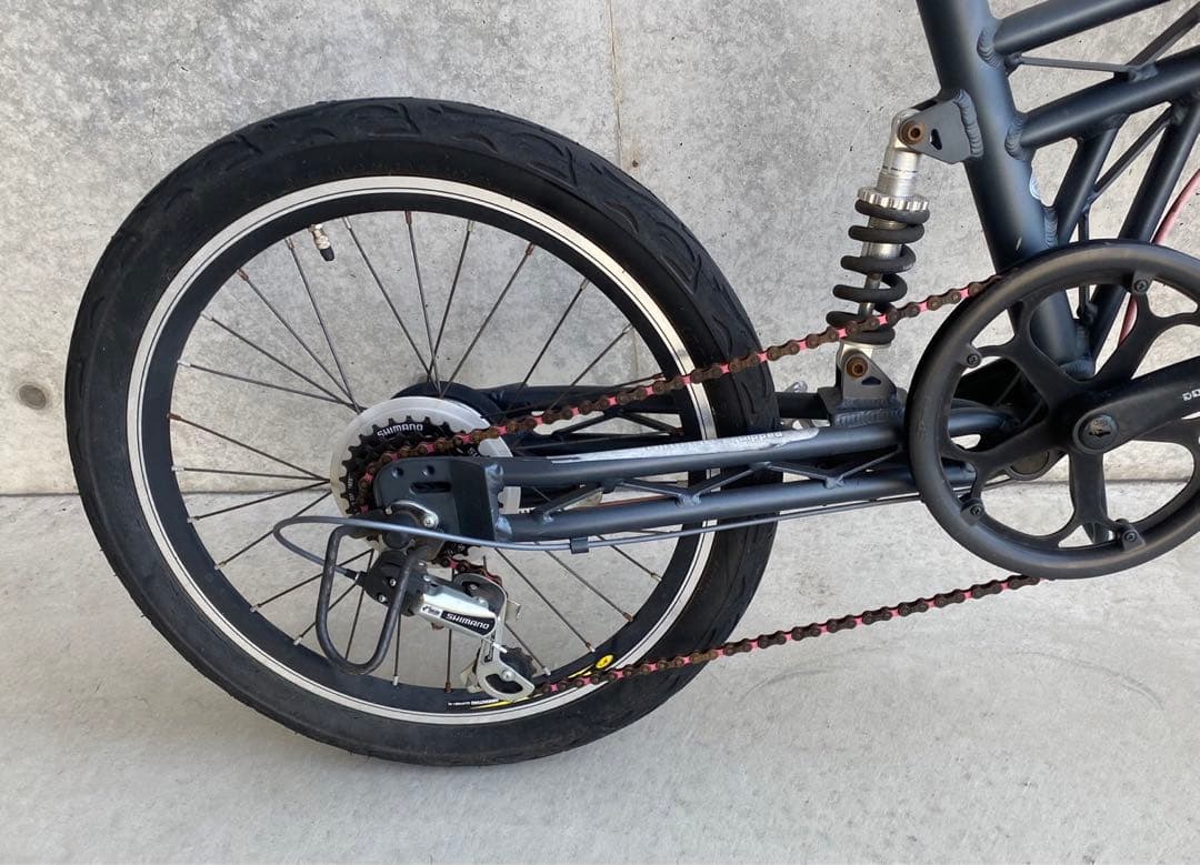 サカモトテクノ　サラマンダーBMX アルミフレーム　サス付き