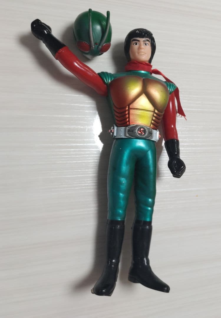 仮面ライダー　スカイライダー　面取れソフビ　ポピー　石森プロ　毎日放送　東映