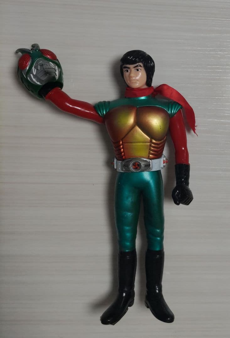 仮面ライダー　スカイライダー　面取れソフビ　ポピー　石森プロ　毎日放送　東映