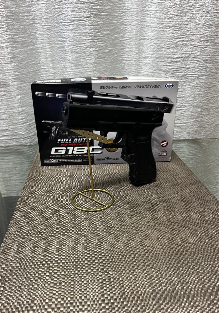 美品　東京マルイ　カスタム品　グロックG18C Glock 電動ガン 金属ピニ