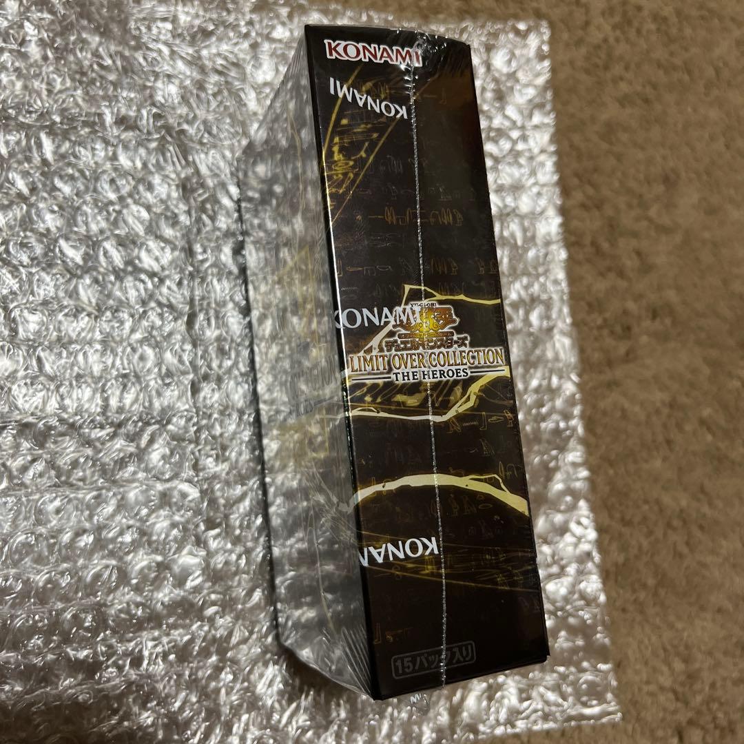 新品未開封　遊戯王OCGリミットオーバーヒーローシュリンク付き1BOX