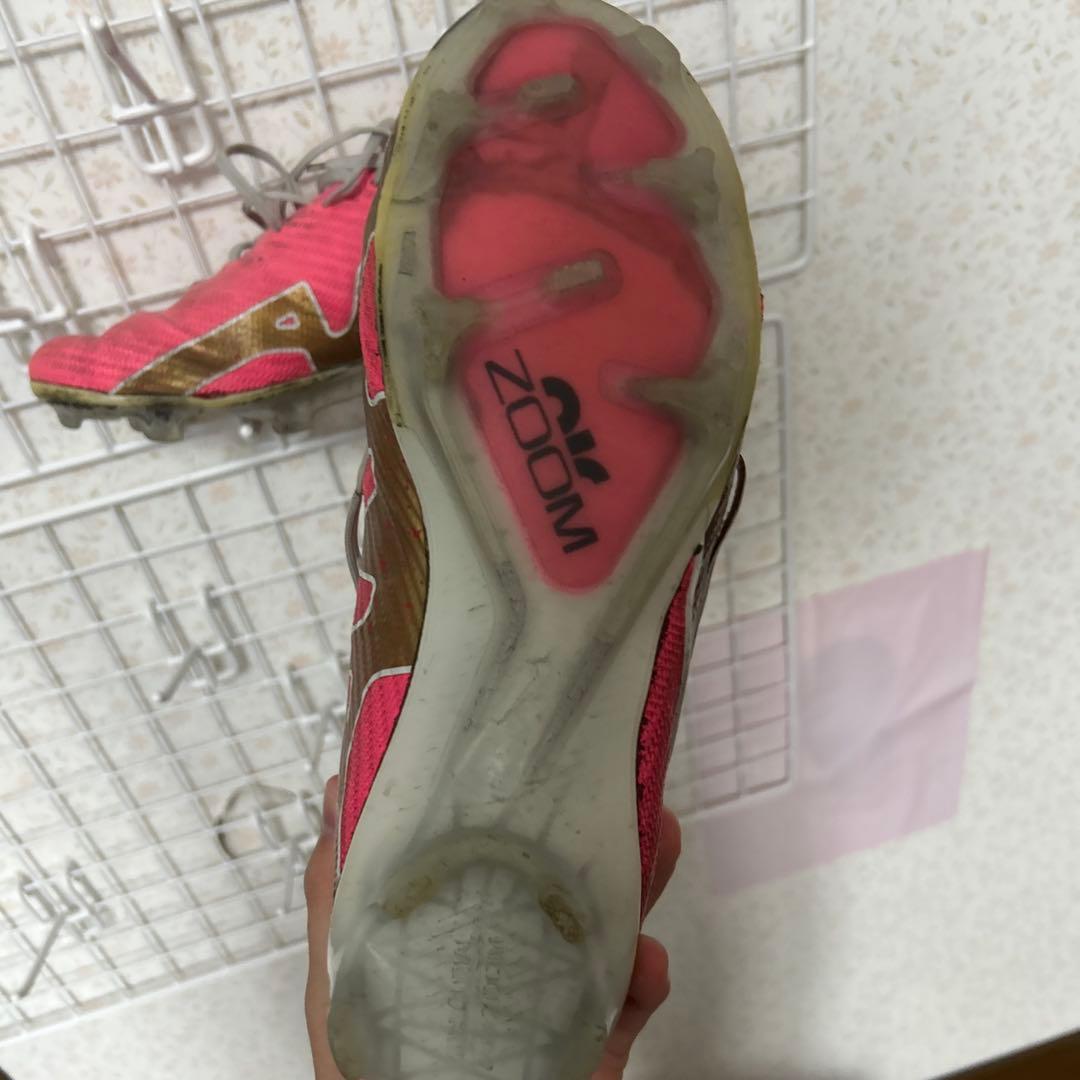 ヴェイパー15 Nike Zoom サッカーシューズ ピンク/ゴールド