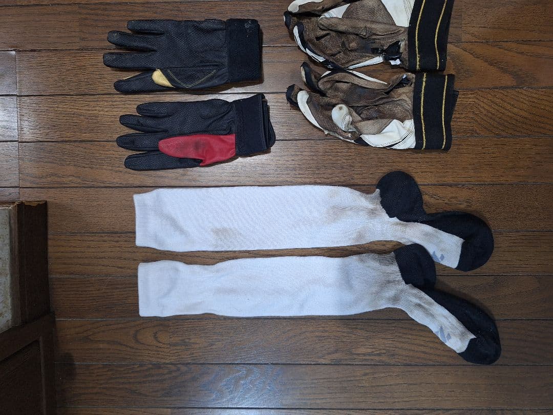 大幅値下げ！野球用品一式サイズ140～150 中古バッティング手袋も