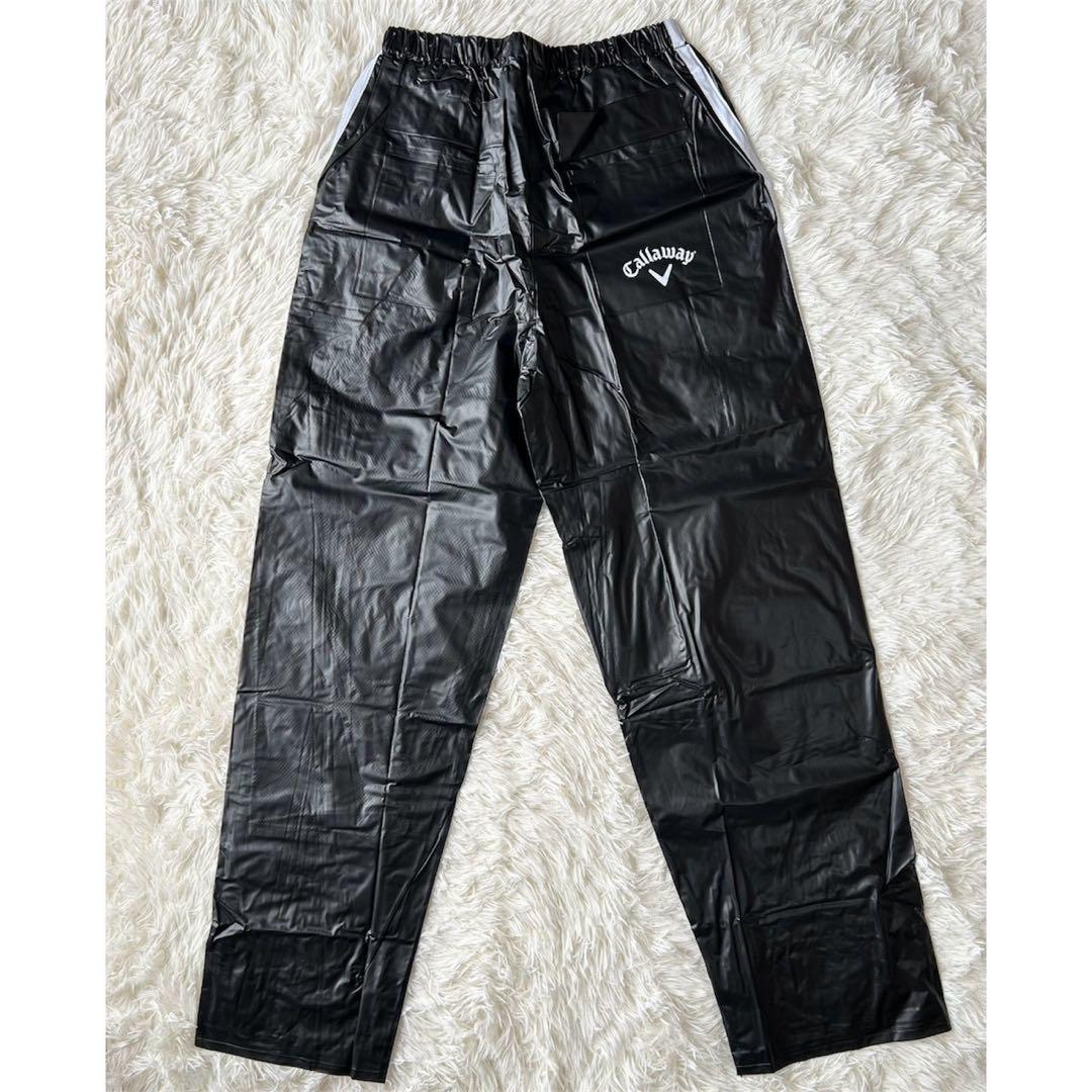 【美品】キャロウェイ ゴルフ レインウェア セットアップ スポーツウェア 黒XL