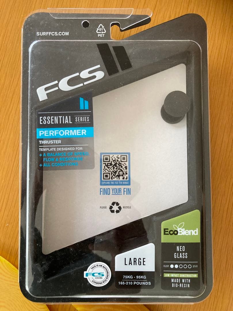 FCS Performer 3フィンセット　マンゴー
