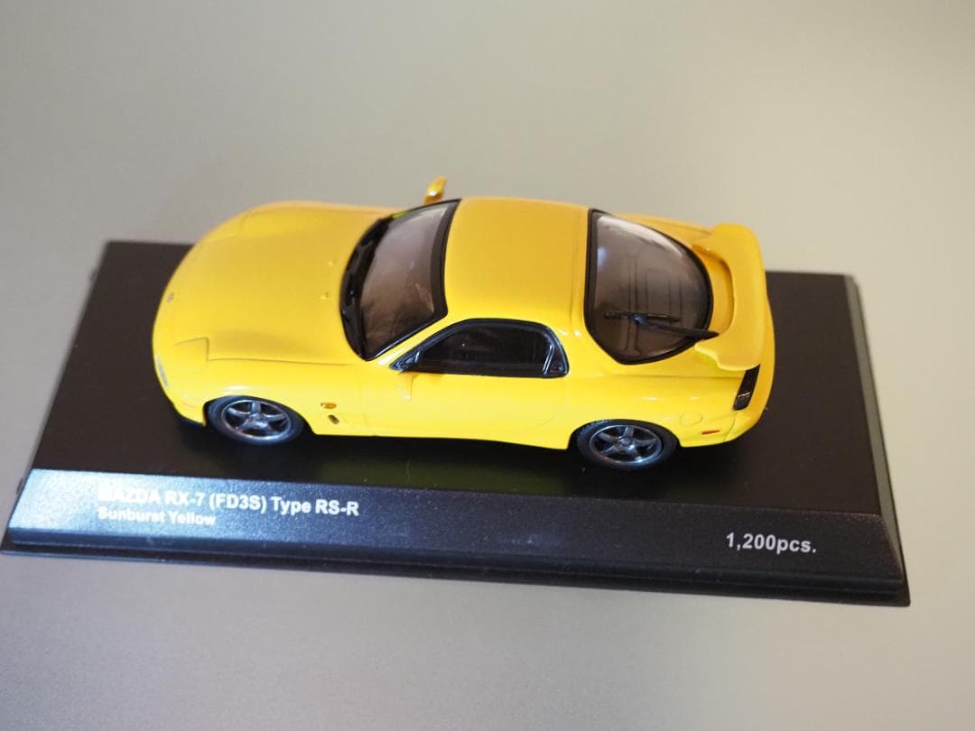 【限定1200台】京商 1/43 マツダ RX-7 FD3S RS-R イエロー