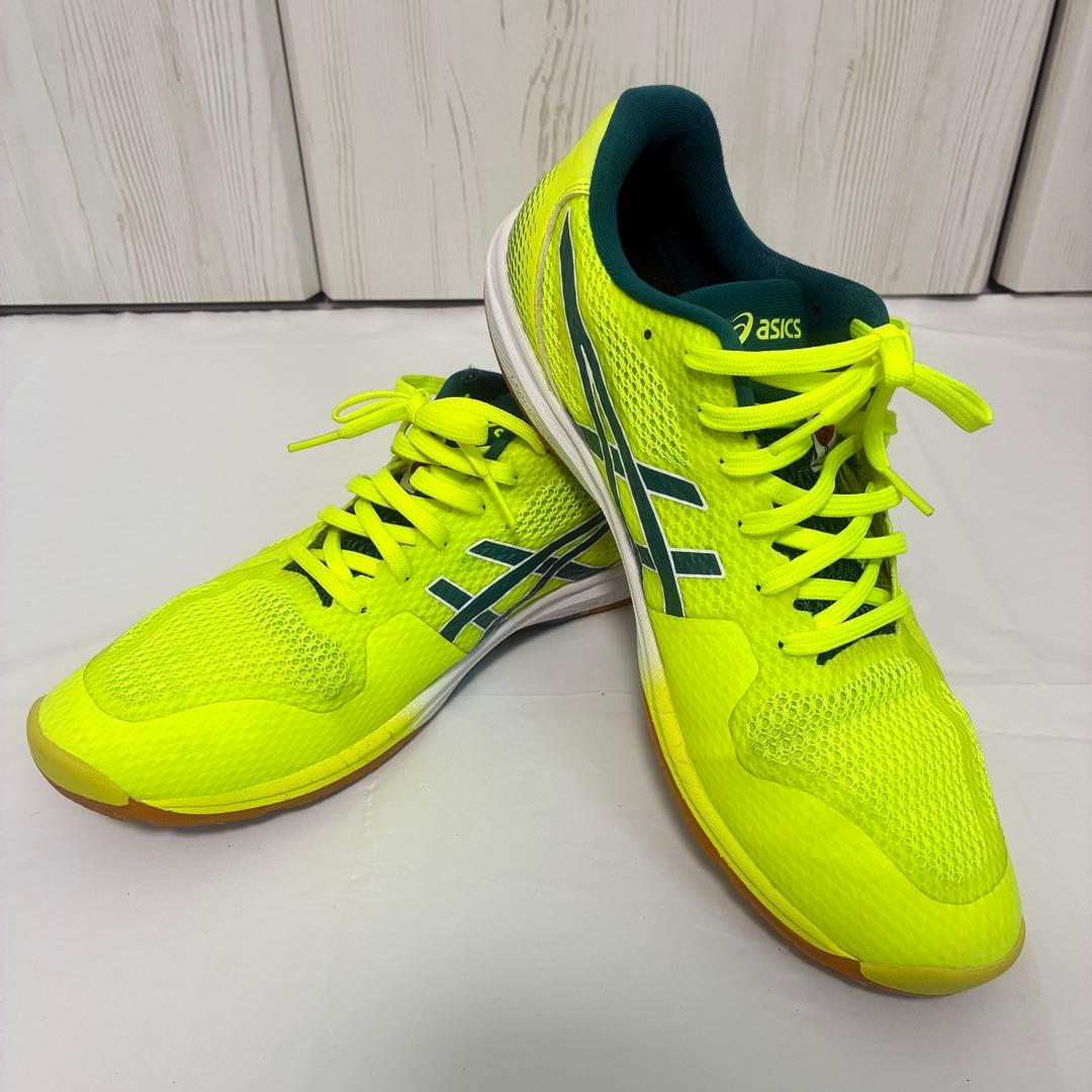 【美品】asics ローテジャパンライトFF 28cm イエロー バレーシューズ