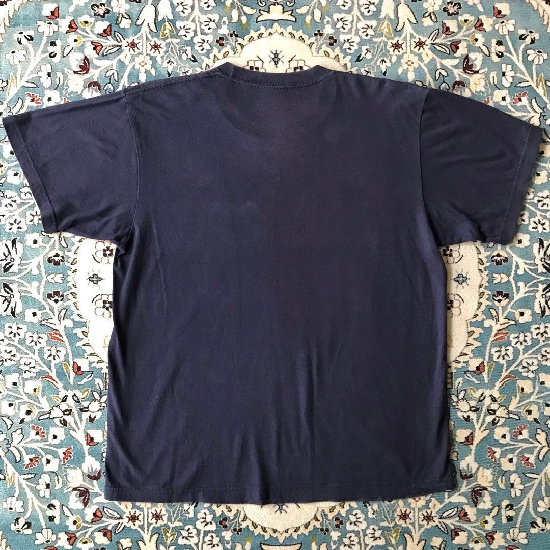 横浜大洋ホエールズ TAIYO ユニフォーム柄 Tシャツ L 紺 ネイビー