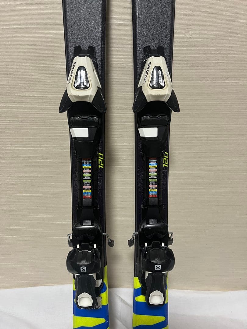 サロモン　スキー板　Salomon X-Race JR 120cm ストック付き