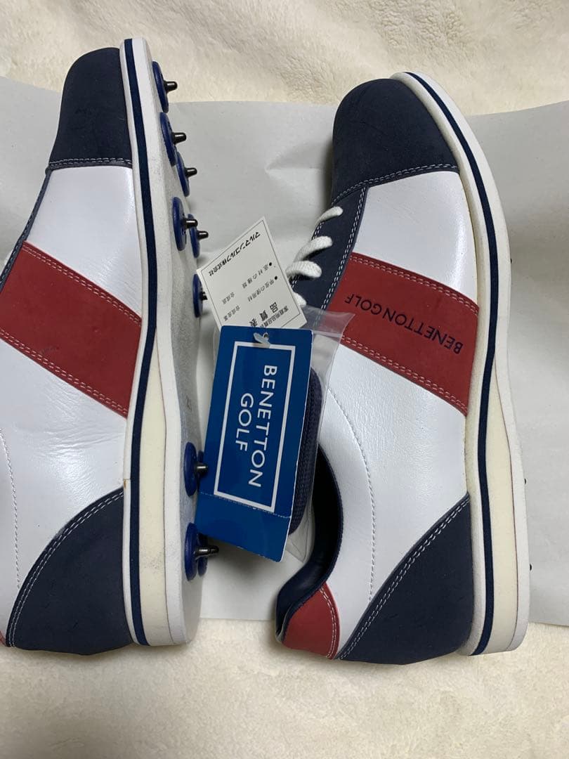 希少❤︎【BENETTON GOLF 】カジュアルゴルフシューズ　24.5cm