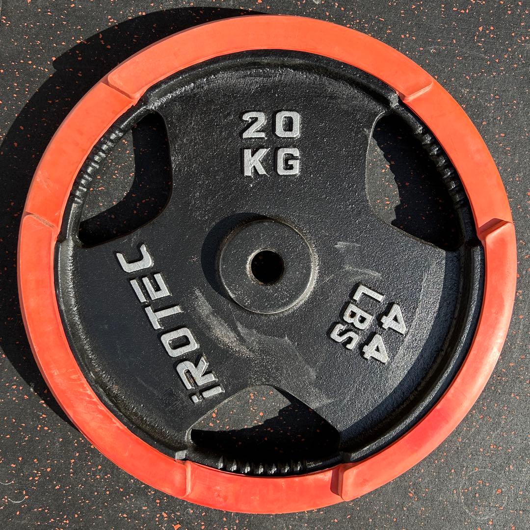 iROTEC アイロテック 28mmラバープレート 20kg②　IVANKO