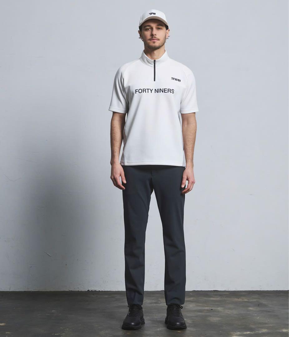 TFW49 HALF ZIP S/S MOCK NECK 新作