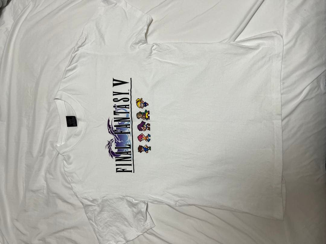 ファイナルファンタジーVピクセルアートTシャツ