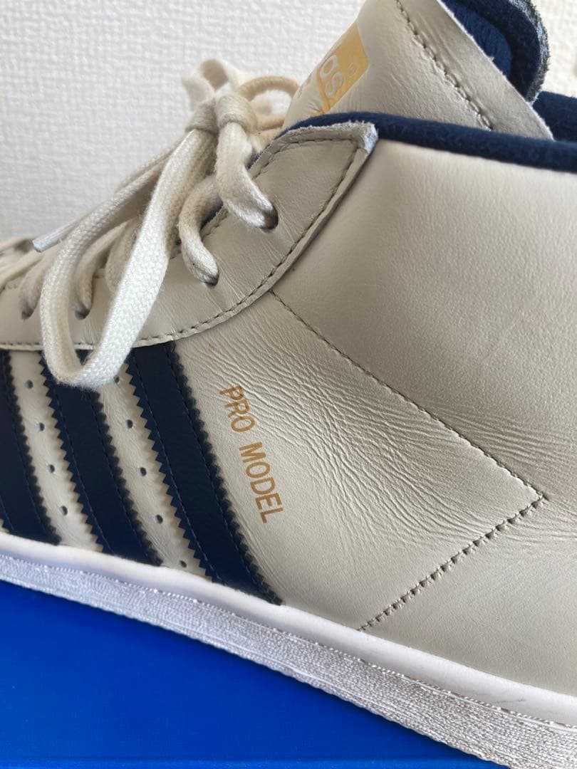 adidas プロモデル ゴルフ ホワイト 25.5cm