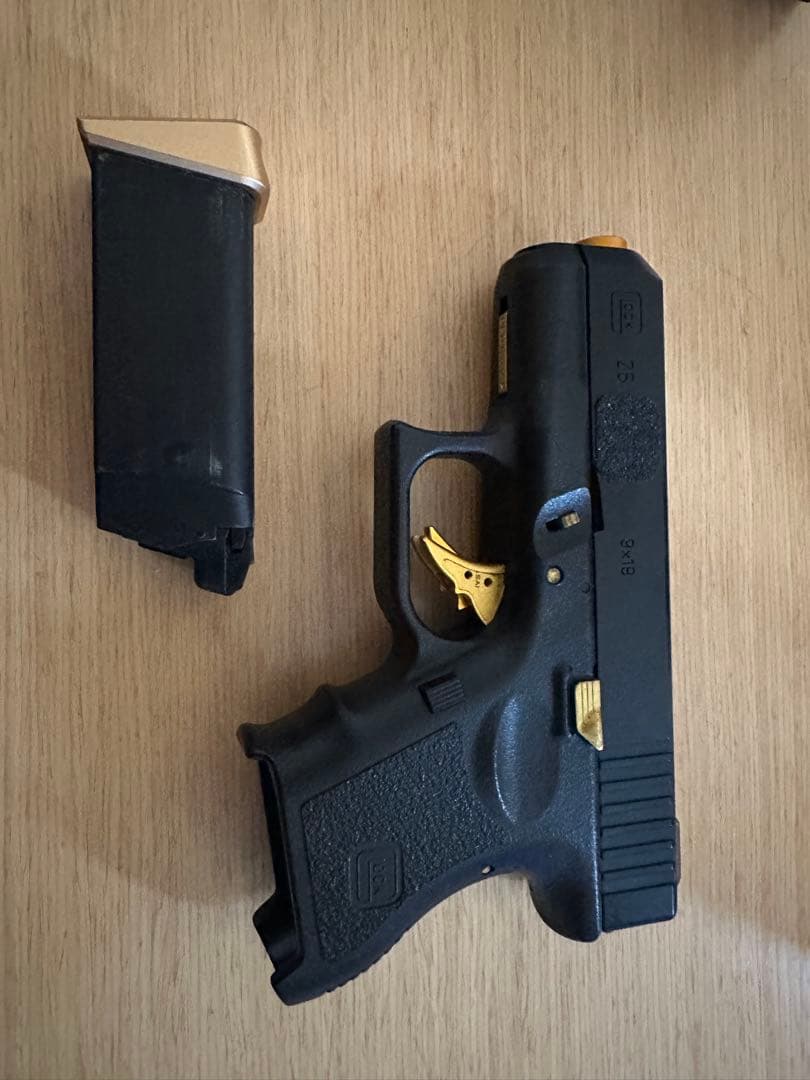 Glock 26+ G&G サイレンサーカスタム 実物ホルスター付き